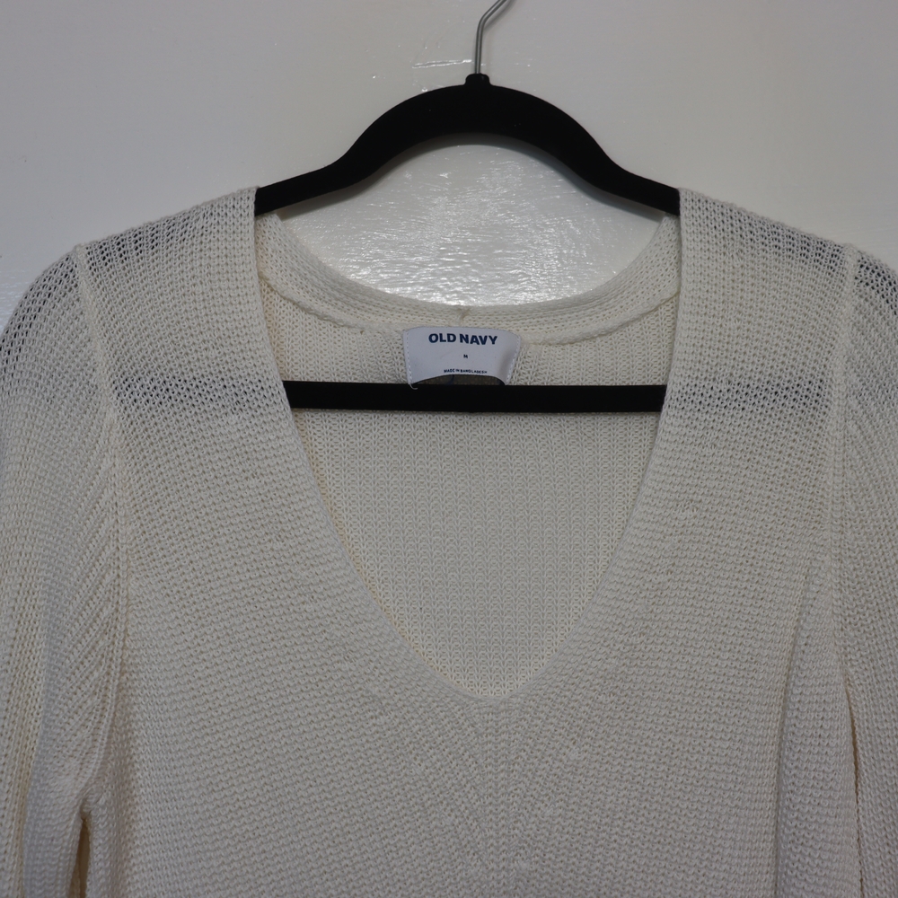 Old Navy Cream Knit Sweater